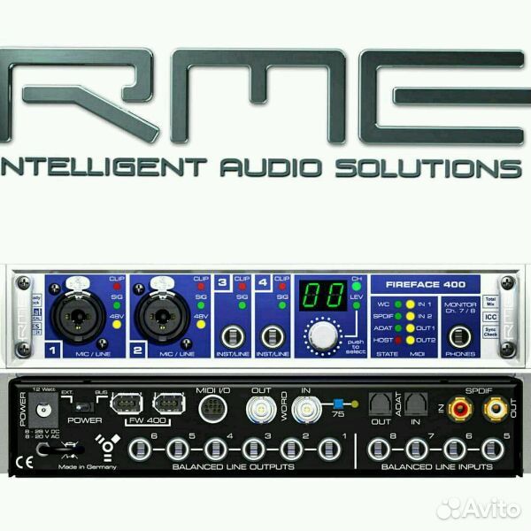 Звуковая карта rme fireface 400