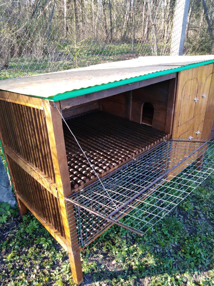 Клетка для кроликов деревянная купить на Зозу.ру - фотография № 8