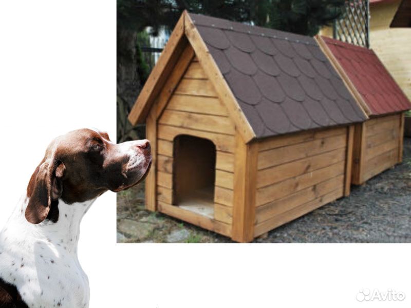 Будка для собак с деревянными полами 2х2 купить на Зозу.ру - фотография № 7