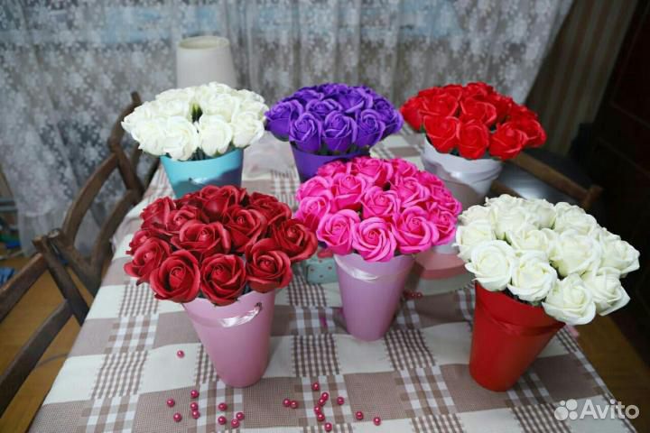Розы из мыльной основы купить на Зозу.ру - фотография № 1