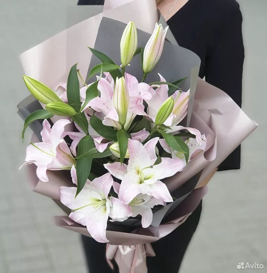 Букет из лилий,доставка цветов купить на Зозу.ру - фотография № 1