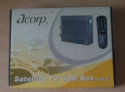 USB спутниковый тюнер Acorp satellite tv usb box d