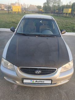 Hyundai Accent 1.5 МТ, 2006, седан, битый