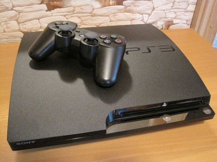 Sony PS3 slim 320gb прошитая+игры