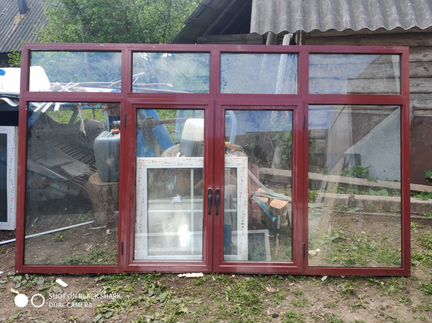 Алюминиевое окно, раздвижное, Деревянные окна