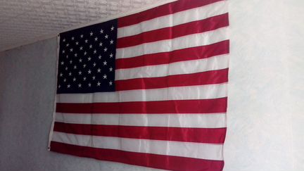 Уличный Флаг из посольства USA США