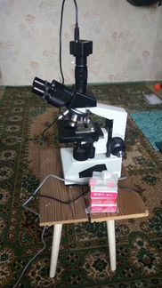 Микроскоп темнопольный T490B-DK + USB-камера 5Mpx