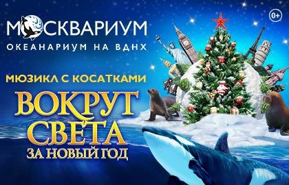 Шоу в Москвариуме «Вокруг света за Новый год»