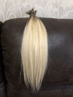 Волосы блонд 53см