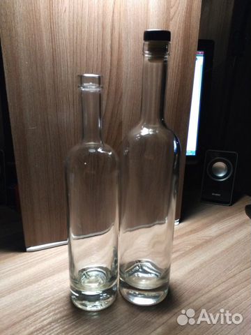 Бутылка стеклянная под камю Арина 1.0л