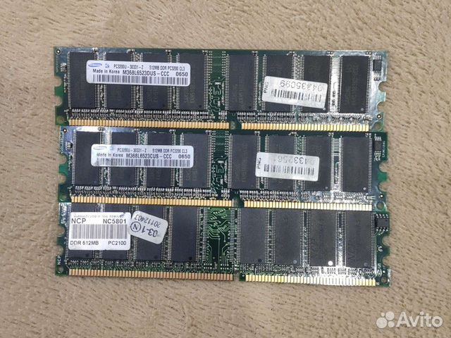 Dimm Samsung PC3200U-30331-Z 512mb