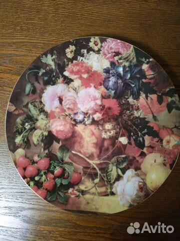 Настенная декоративная тарелка. Чехия