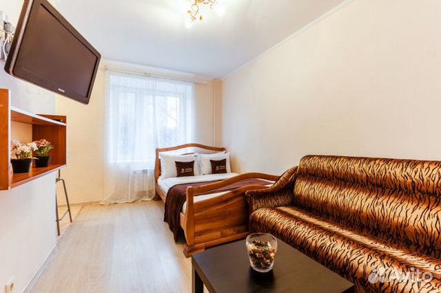 

Квартира-студия, 25 м², 2 кровати