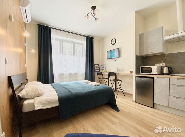 

Квартира-студия, 21 м², 2 кровати