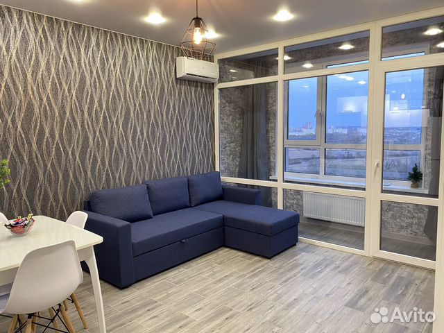 

1-к. квартира, 44 м², 2 кровати