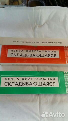 Лента-бумага диаграмная складывающаяся