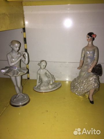 Фарфоровые статуэтки балерина