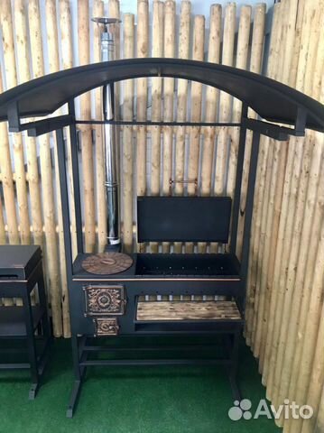 Мангал «Барин» под крышей