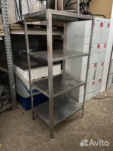 Стеллаж из нержавеющей стали 80/60/180