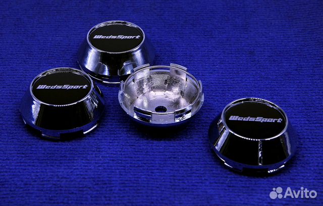 Комплект колпачком диска Weds Sport Japan черный