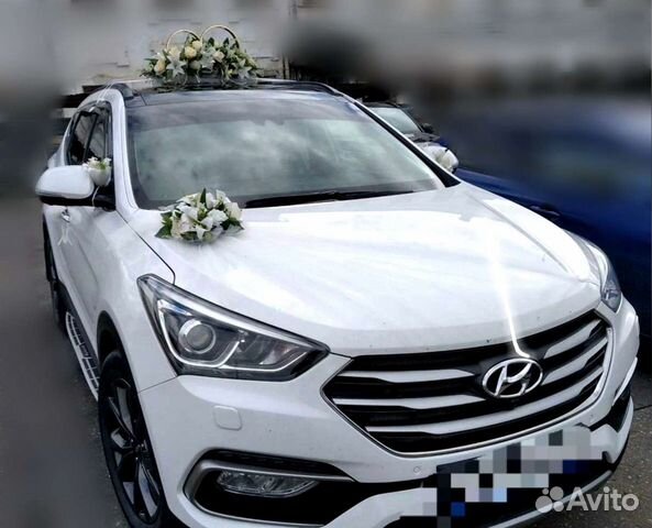 Свадебные украшения на машину