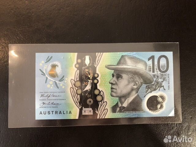 Банкнота 10 долларов Австралия 2017 год
