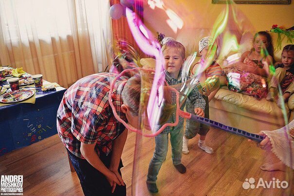 Аниматор,Научное шоу,Шоу мыльных пузырей