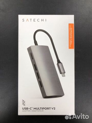 Адаптер Satechi Type-C MultiPort 4K V2 новый ориг