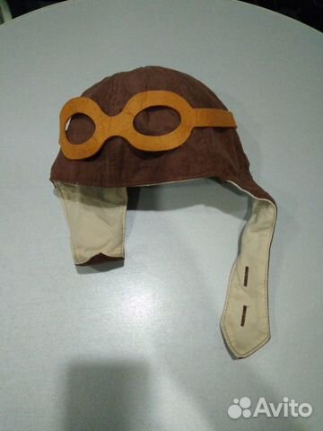 Детская шапка пилота