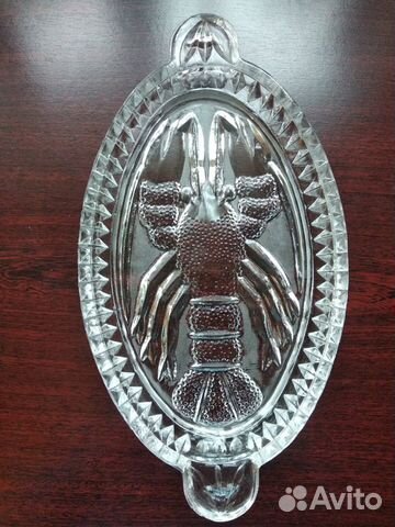 Хрустальная ваза для рыбной нарезки