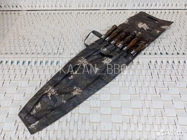 Комплект шампуров на подарок в чехле