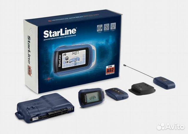 сигнализация starline a62 dialog