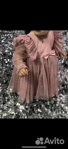 Платье для девочки 92