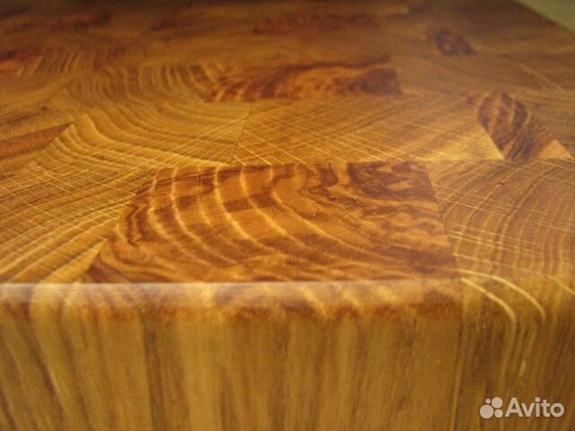 Торцевая разделочная доска из дерева