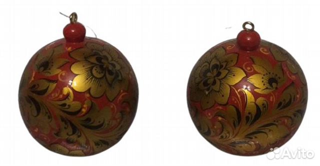 Новогодняя игрушка (хохлома)