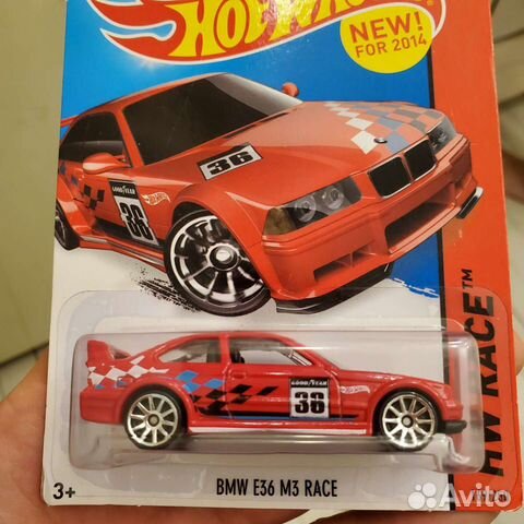 BMW E36 M3 Race GTR Hot Wheels 1:64