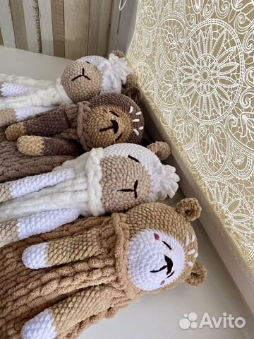 Вязаная игрушка-пижамница