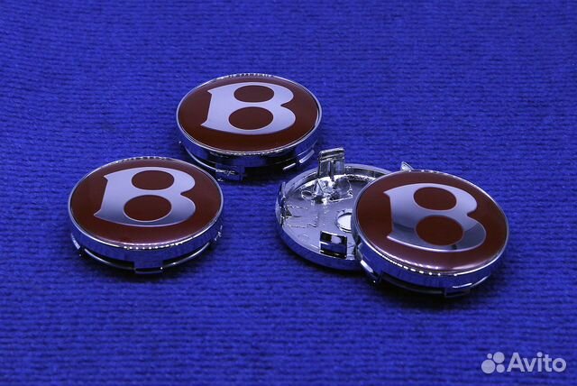 Комплект колпачков неоригинального диска Bentley