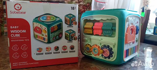 Музыкальный Бизикуб. Игровой центр бизиборд