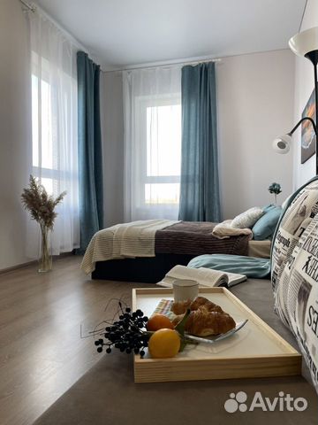 

1-к. квартира, 45 м², 3 кровати