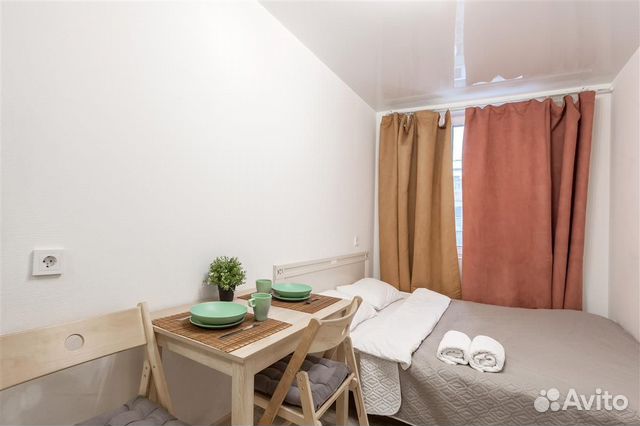 

Квартира-студия, 14 м², 1 кровать