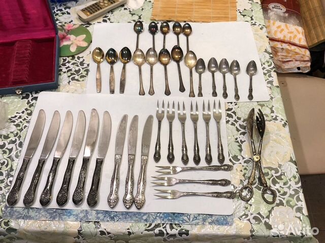 Ножи вилки ложки СССР нержавейка