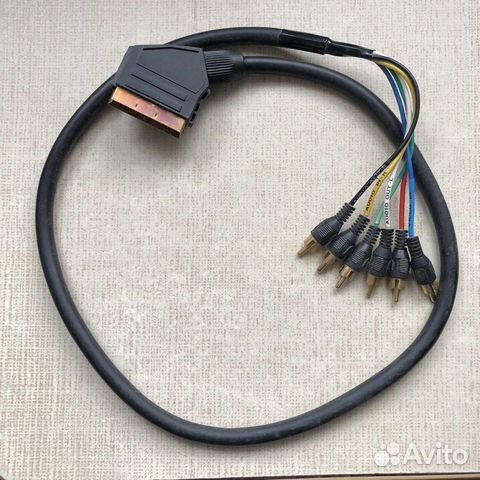 Кабель скарт/тюльпаны