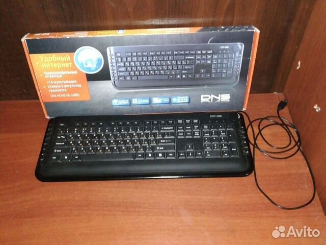 Компьютерная клавиатура DNS новая