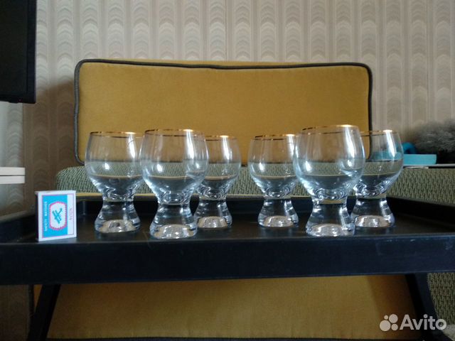 Стопки фужеры богемия
