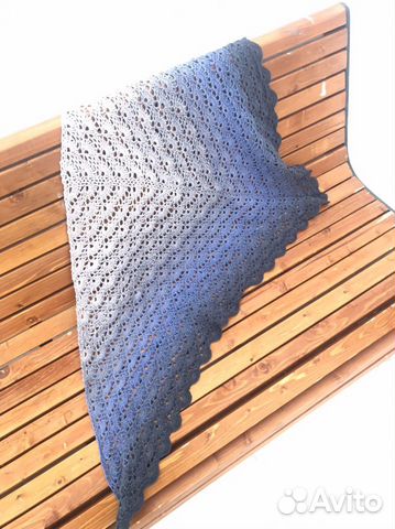 Шаль вязаная крючком