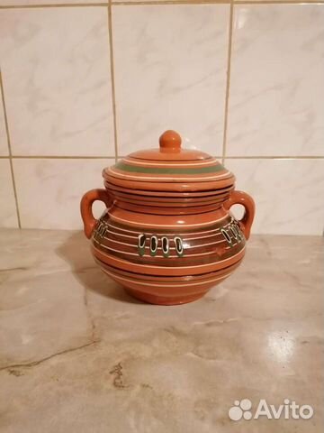 Горшок керамический для запекания