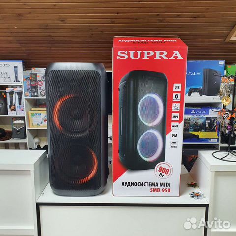 Большая колонка Supra 900W (новая)