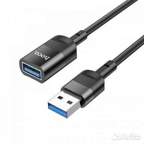 Удлинитель USB Hoco U107 USB male - USB female 1.2