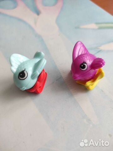 Киндер прищепки рыбы, лесной концерт, обезьянки, п